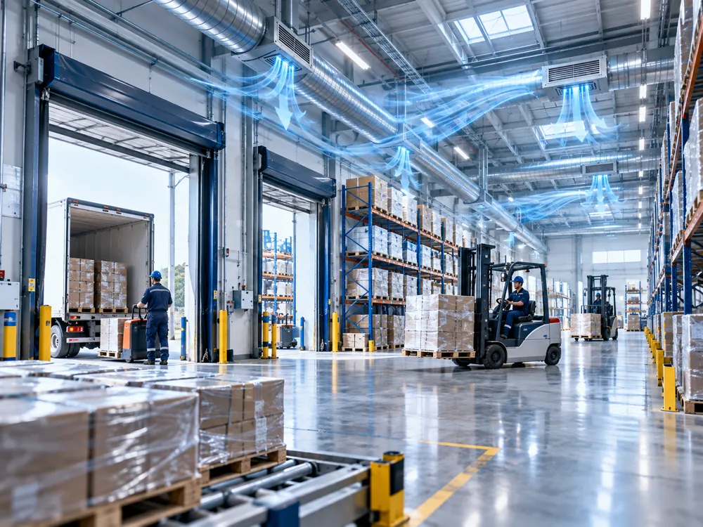 Skladišta i logistika - moderan logistički centar sa velikim protokom svežeg vazduha