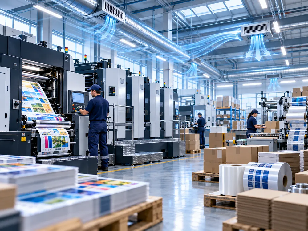 Štamparije i ambalaža - industrijska štamparija i pakovanje sa rashlađenim vazduhom